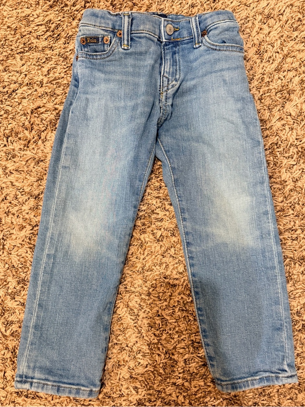 Ralph Lauren Light Blue Straight Jeans for Boys